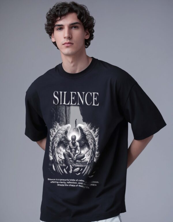 Oversized black tshirt - Image 3