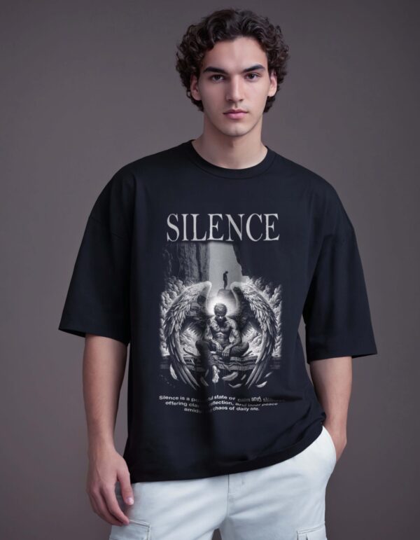 Oversized black tshirt