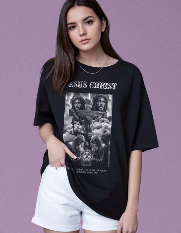 black oversized tees - Image 2