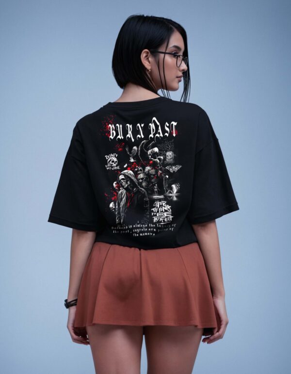 black oversized tees